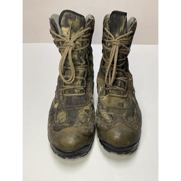 Cabela’s Waterproof Full Draw Hunting Boots Size 8.5 EE Mossy Oak Vibram Soul - Picture 2 of 11